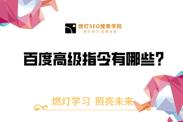 百度高级指令有哪些？